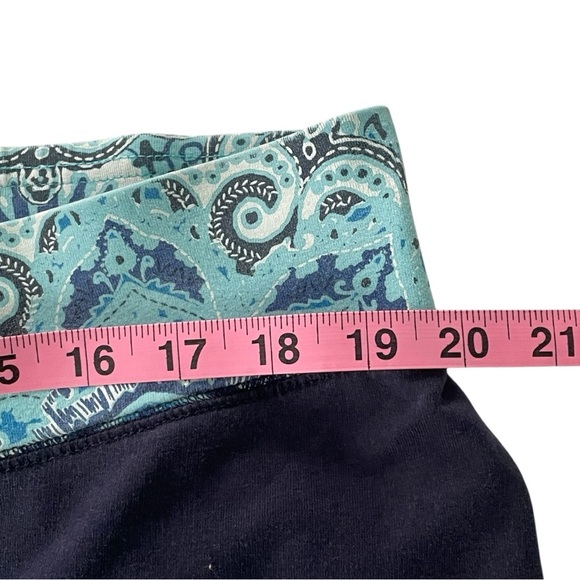 Made for Life French terry Capri pants size XL pull on printed waistband - Picture 5 of 7